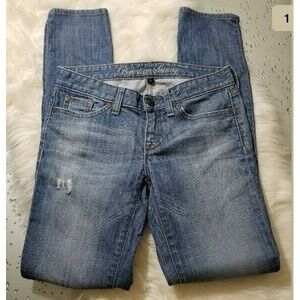 GAP Women's Jeans Premium‎ Skinny Stretch  Med Wash Low-rise SIZE 2 Retail $80